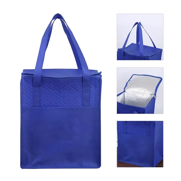 Reusable Non Woven Insulated Lunch Tote Bag - Reusable Non Woven Insulated Lunch Tote Bag - Image 4 of 7