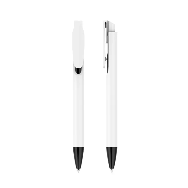 Plastic Retractable Ballpoint Pen - Plastic Retractable Ballpoint Pen - Image 2 of 32