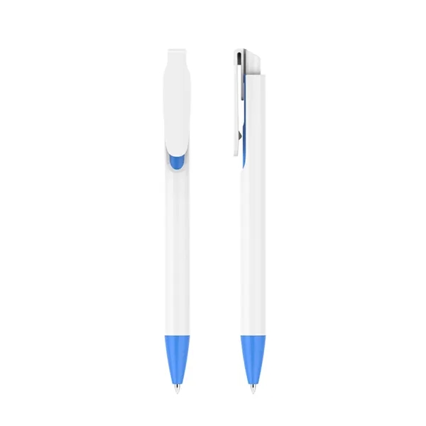 Plastic Retractable Ballpoint Pen - Plastic Retractable Ballpoint Pen - Image 4 of 32