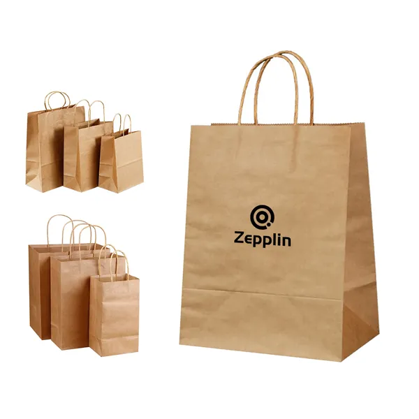 Kraft Paper Take-Out Bag - Kraft Paper Take-Out Bag - Image 0 of 6