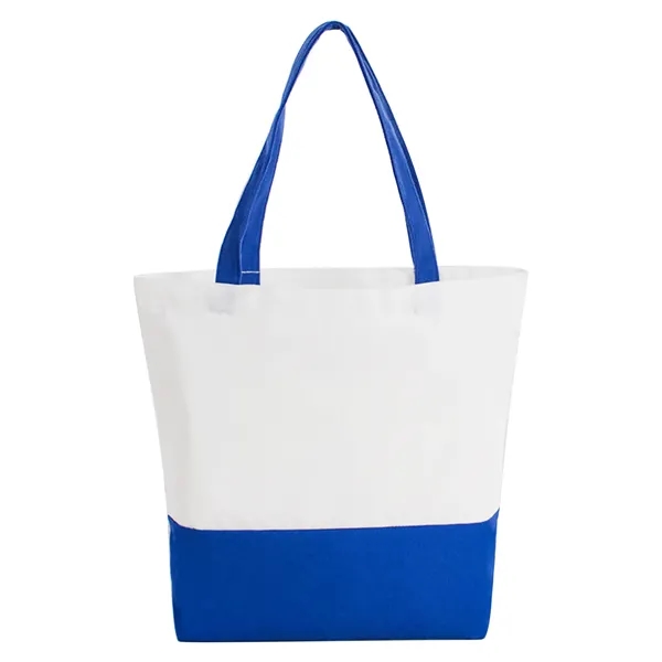 Custom Two-Tone Canvas Tote Bag - Custom Two-Tone Canvas Tote Bag - Image 7 of 12