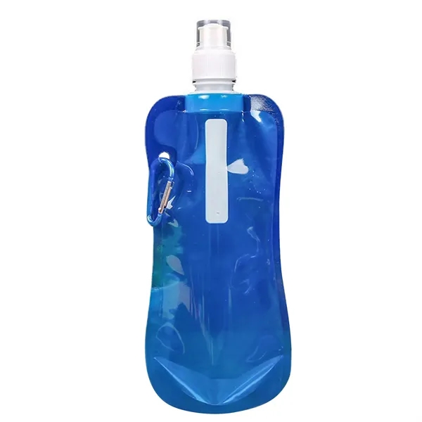 500Ml Pe Collapsible Water Bag Clip For Sports - 500Ml Pe Collapsible Water Bag Clip For Sports - Image 2 of 8