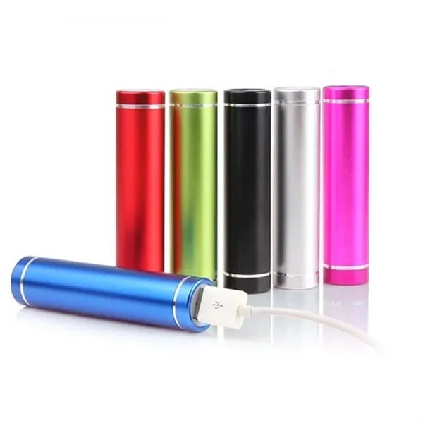 Aluminium Round 2600 Mah Metal Power Bank - Aluminium Round 2600 Mah Metal Power Bank - Image 1 of 11