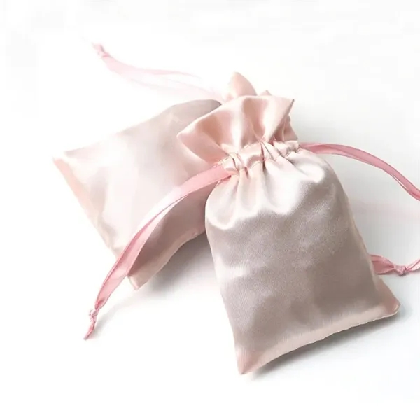 Satin Gift Drawstring Bag - Satin Gift Drawstring Bag - Image 2 of 9