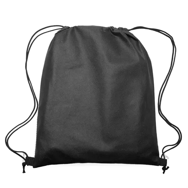 210D Polyester Mesh Pocket Drawstring Backpack - 210D Polyester Mesh Pocket Drawstring Backpack - Image 5 of 7