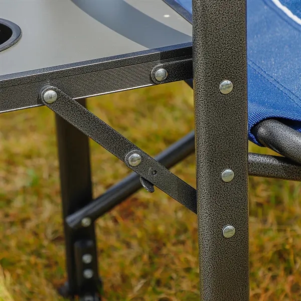 Portable Folding Upgraded Oversized Directors Chairs w/Table - Portable Folding Upgraded Oversized Directors Chairs w/Table - Image 5 of 8