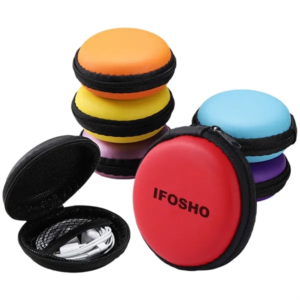 Round EVA Foam Earphone Case - Round EVA Foam Earphone Case - Image 0 of 8