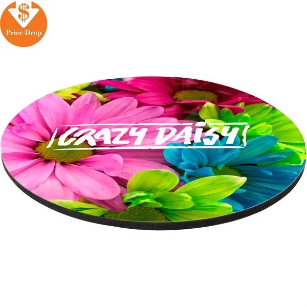 8" Rd 1/4" Thick Full Color Soft Mouse Pad - 8" Rd 1/4" Thick Full Color Soft Mouse Pad - Image 0 of 1