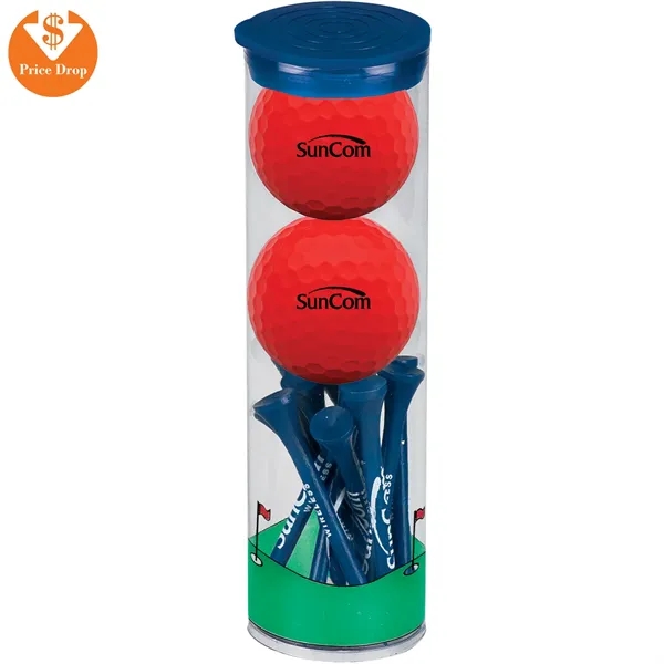 Tall Tube W/ Wilson Duosoft Golf Ball - Tall Tube W/ Wilson Duosoft Golf Ball - Image 0 of 2