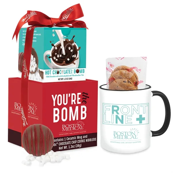 Mrs. Fields Mug & Cookies With Hot Chocolate Bomb Gift Set - Mrs. Fields Mug & Cookies With Hot Chocolate Bomb Gift Set - Image 1 of 6