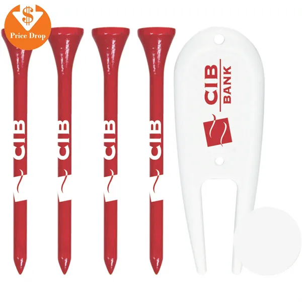 4 Tall Golf Tees/1 Pm19/1 Dvf Packaged - 4 Tall Golf Tees/1 Pm19/1 Dvf Packaged - Image 0 of 1