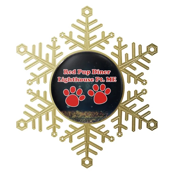 Express Vibraprint® Snowflake Holiday Ornament - Express Vibraprint® Snowflake Holiday Ornament - Image 2 of 7