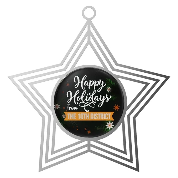 Express Vibraprint® 3D Star Holiday Ornament - Express Vibraprint® 3D Star Holiday Ornament - Image 2 of 5