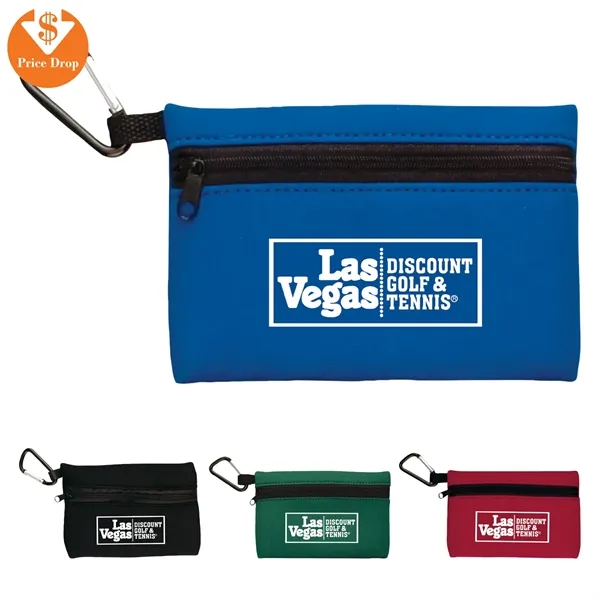Neoprene Ditty Bag With Carabiner