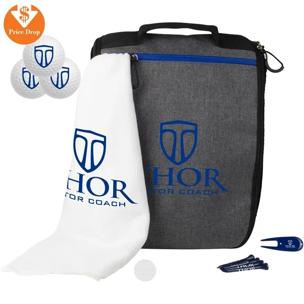 Custom Urban Shoe Bag Golf Kit W/ Pv1