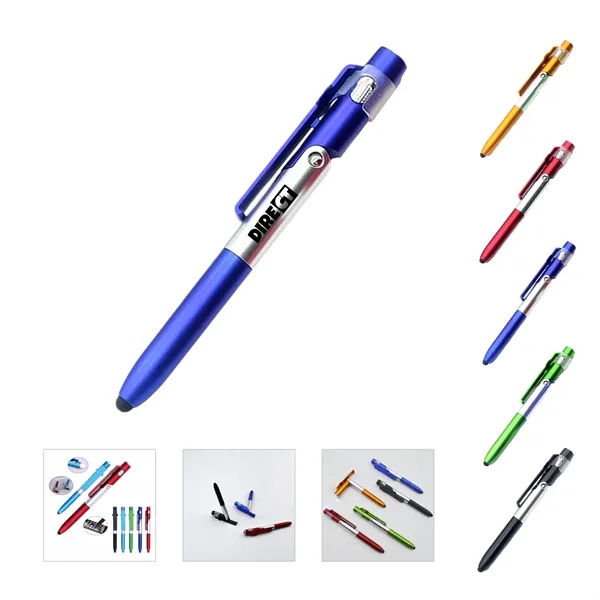 4 in 1 Multi Purpose Stylus Pen - 4 in 1 Multi Purpose Stylus Pen - Image 0 of 0