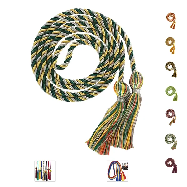 Graduation Honor Cord w/ 4" Tassels - Graduation Honor Cord w/ 4" Tassels - Image 0 of 0