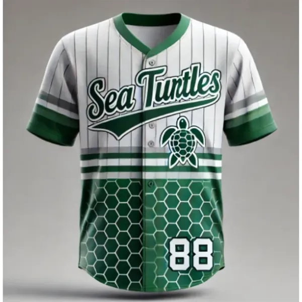 Sublimated Full Button Fan Baseball Jerseys - Sublimated Full Button Fan Baseball Jerseys - Image 3 of 4