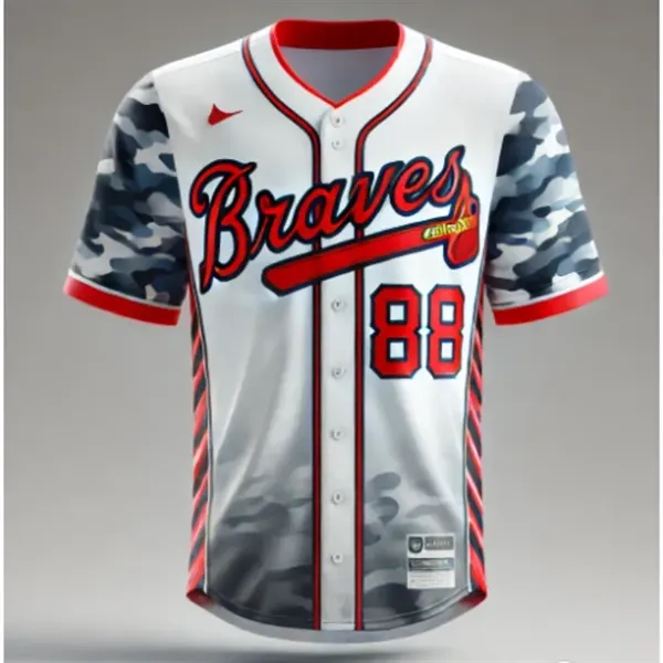 Sublimated Full Button Fan Baseball Jerseys - Sublimated Full Button Fan Baseball Jerseys - Image 4 of 4