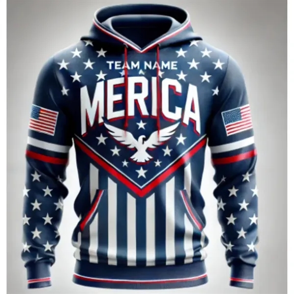 Custom Sublimated Traditional Youth Long Sleeve Hoody - Custom Sublimated Traditional Youth Long Sleeve Hoody - Image 1 of 4