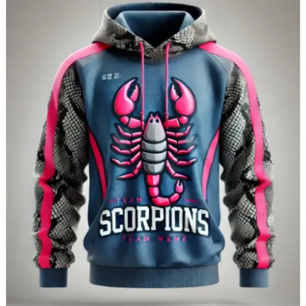 Custom Sublimated Traditional Youth Long Sleeve Hoody - Custom Sublimated Traditional Youth Long Sleeve Hoody - Image 0 of 4