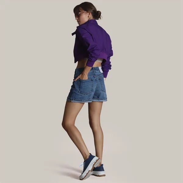 Women's Cropped Racer Jacket - Women's Cropped Racer Jacket - Image 3 of 27