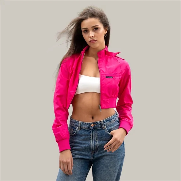 Women's Cropped Racer Jacket - Women's Cropped Racer Jacket - Image 5 of 27