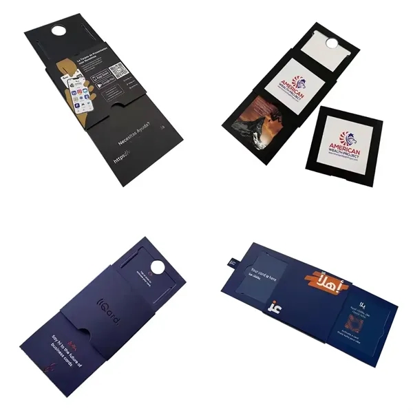 Custom Business Card Sliding Packaging Box For Invitation - Custom Business Card Sliding Packaging Box For Invitation - Image 1 of 4