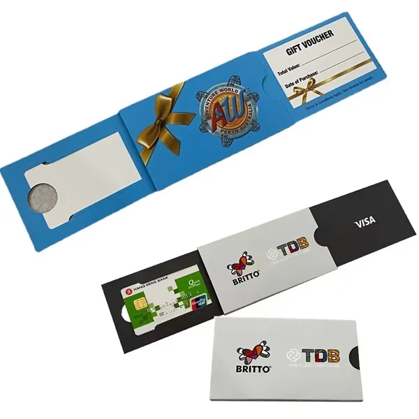 Custom Business Card Sliding Packaging Box For Invitation - Custom Business Card Sliding Packaging Box For Invitation - Image 3 of 4
