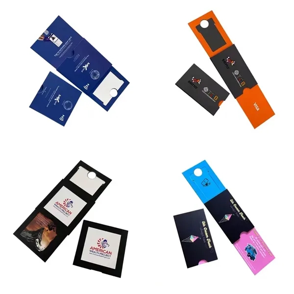 Custom Business Card Sliding Packaging Box For Invitation - Custom Business Card Sliding Packaging Box For Invitation - Image 4 of 4