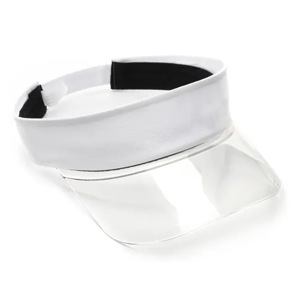 Clear Colored Plastic Sun Visors Hat - Clear Colored Plastic Sun Visors Hat - Image 12 of 13