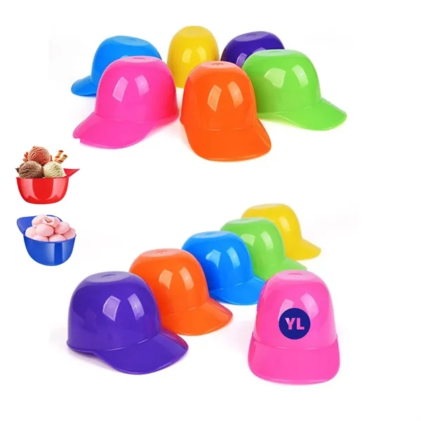 8oz Baseball Hat Ice Cream Bowl - 8oz Baseball Hat Ice Cream Bowl - Image 0 of 2