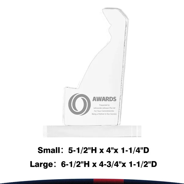 Celue Delaware Crystal Award - Celue Delaware Crystal Award - Image 2 of 3