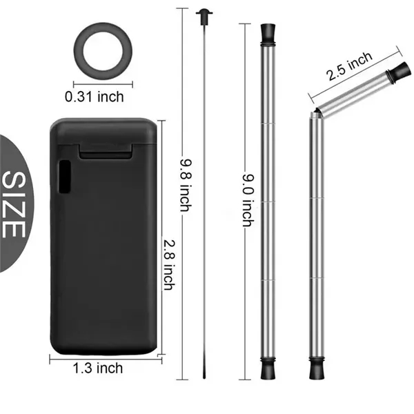 Reusable Metal Folding Straw - Reusable Metal Folding Straw - Image 3 of 4