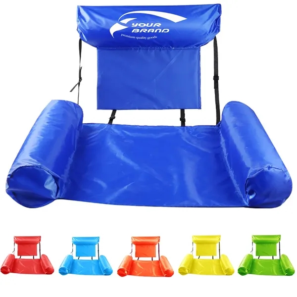 Portable Light Float Inflatable Hammock for Pool Water Chair - Portable Light Float Inflatable Hammock for Pool Water Chair - Image 0 of 5