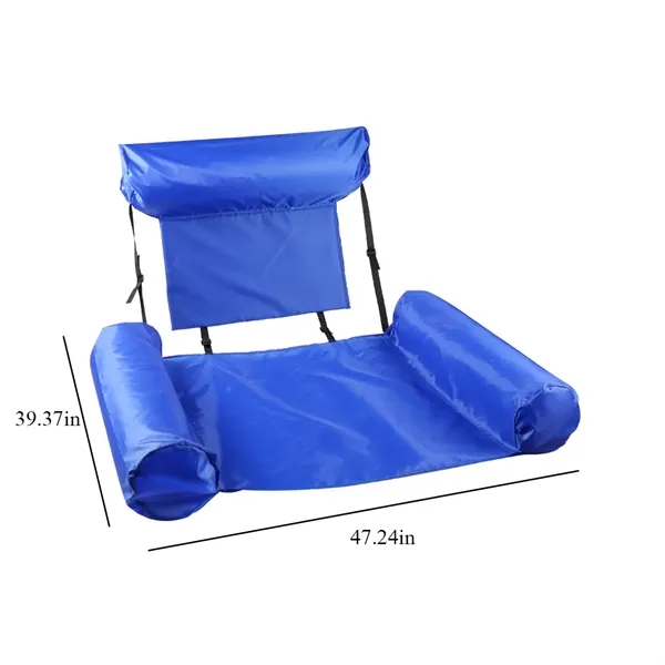 Portable Light Float Inflatable Hammock for Pool Water Chair - Portable Light Float Inflatable Hammock for Pool Water Chair - Image 1 of 5