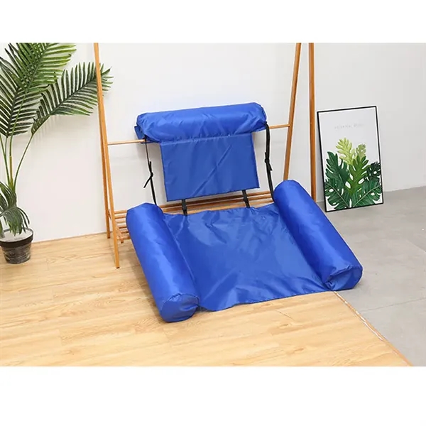 Portable Light Float Inflatable Hammock for Pool Water Chair - Portable Light Float Inflatable Hammock for Pool Water Chair - Image 3 of 5