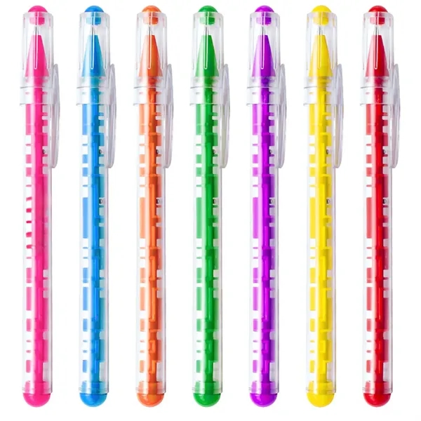 Colored Pen With Ball Maze Inside - Colored Pen With Ball Maze Inside - Image 1 of 2