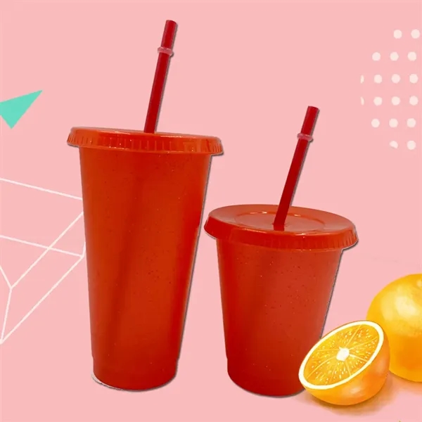 24 Oz Cup With Lids And Straws - 24 Oz Cup With Lids And Straws - Image 4 of 5