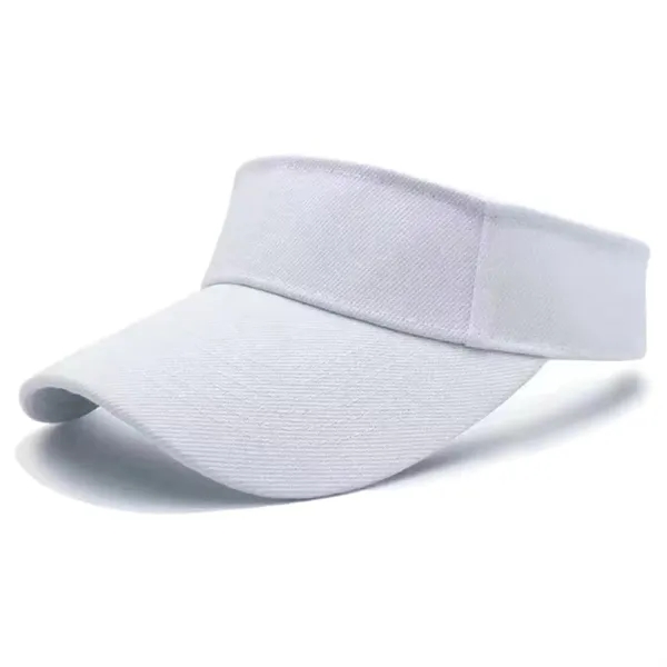 Adjustable Empty Top Sunshade Sports Hat - Adjustable Empty Top Sunshade Sports Hat - Image 1 of 7