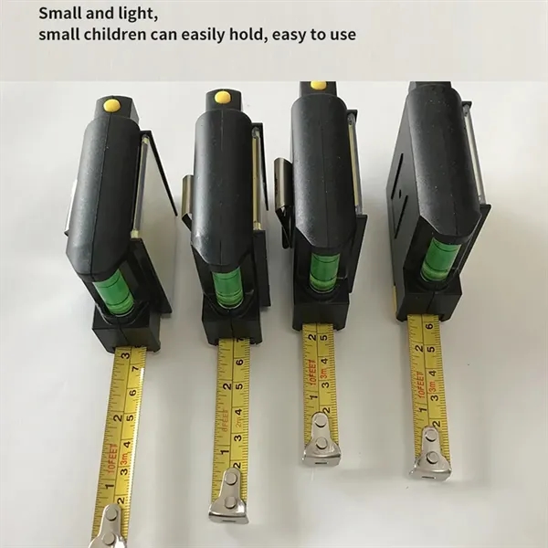 Steel Tape Measure with Spirit Level Note Memo Pad And Pen - Steel Tape Measure with Spirit Level Note Memo Pad And Pen - Image 3 of 6