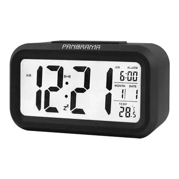 Digital Alarm Clock with Soft Night Light - Digital Alarm Clock with Soft Night Light - Image 1 of 6