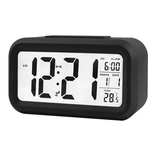 Digital Alarm Clock with Soft Night Light - Digital Alarm Clock with Soft Night Light - Image 2 of 6