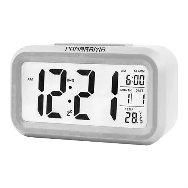 Digital Alarm Clock with Soft Night Light - Digital Alarm Clock with Soft Night Light - Image 6 of 6