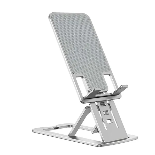 Foldable Aluminum Phone & Tablet Stand - Foldable Aluminum Phone & Tablet Stand - Image 1 of 3