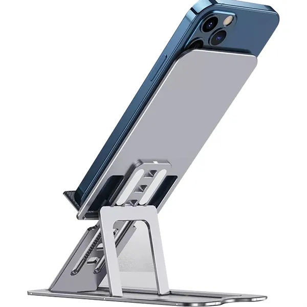 Foldable Aluminum Phone & Tablet Stand - Foldable Aluminum Phone & Tablet Stand - Image 3 of 3