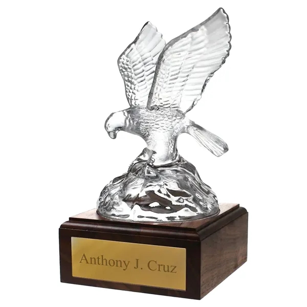 Eagle Soaring on Wood Base - Eagle Soaring on Wood Base - Image 0 of 1