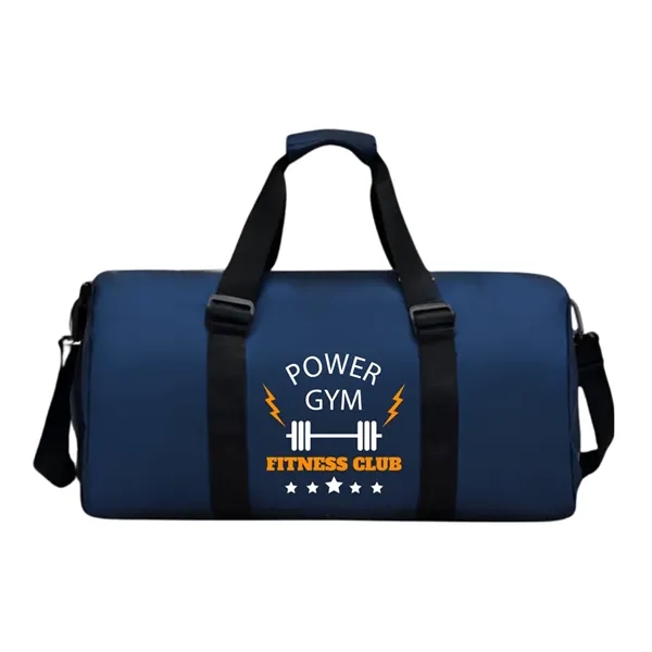 Leather Waterproof Gym Duffel Bag - Leather Waterproof Gym Duffel Bag - Image 3 of 7