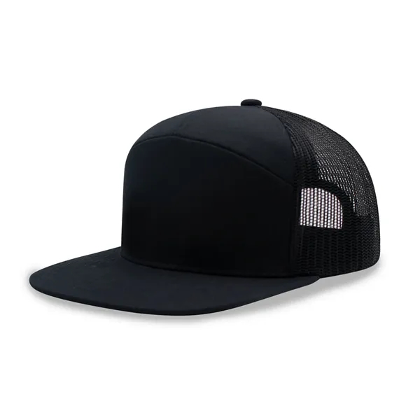 7 panel Hybrid trucker cap - 7 panel Hybrid trucker cap - Image 4 of 20