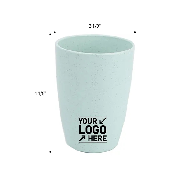 Eco-Friendly Wheat Straw Big Belly Cup - Eco-Friendly Wheat Straw Big Belly Cup - Image 2 of 3
